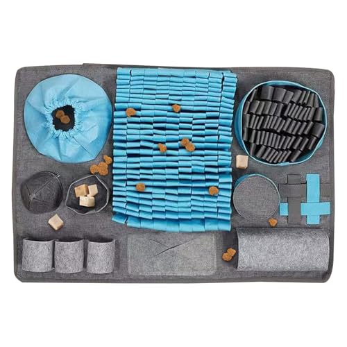 Alfombrilla Olfativa para Perros - Juego Interactivo de Alimentación y Olfato para Mascotas | Alfombrilla de Enriquecimiento Ambiental para Estímulo Mental Juego de Búsqueda Entretenimiento Todo Tipo