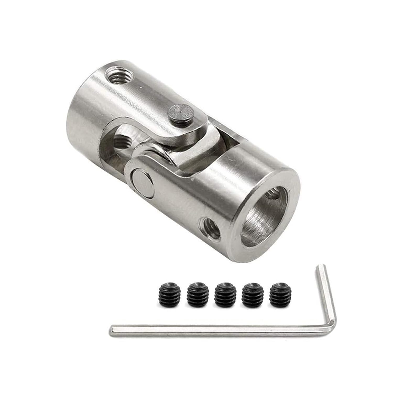 UZAMIRLEX Universal Joint Shaft Coupling, Rotatable Universal Joint Coupling, Steering Shaft, Inner Diameter, Multiple Sizes(6 to 8mm)