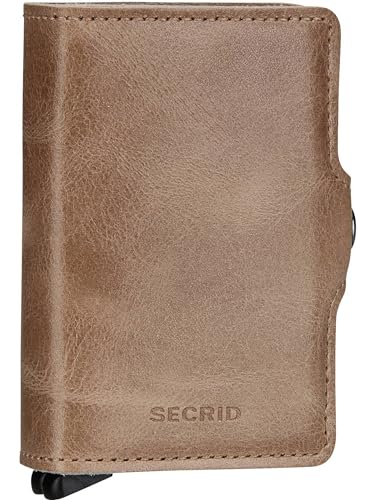 Secrid Twinwallet Vintage Taupe Wallet, taupe, 10,2 x 7 x 2,5 cm, Modern