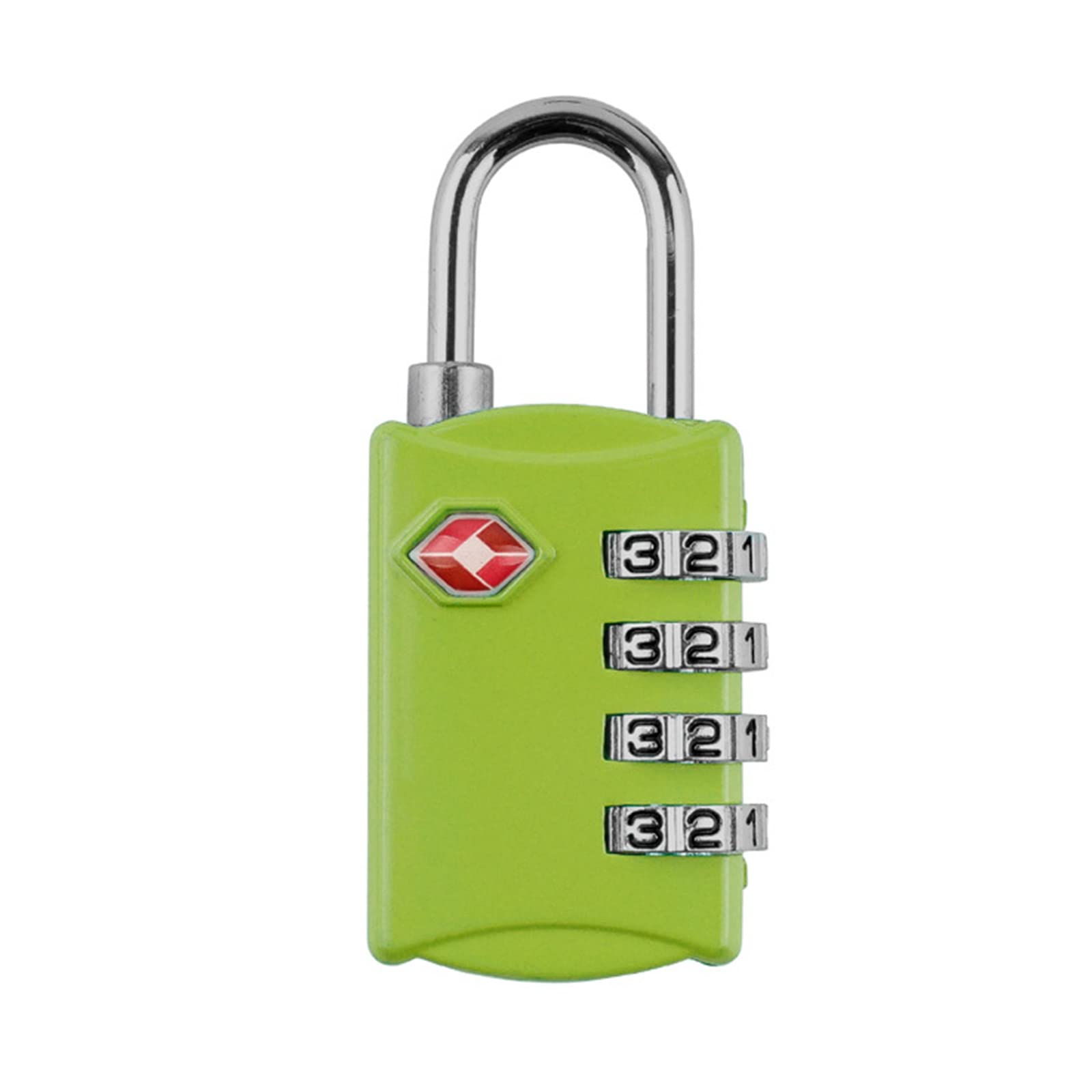 Crffz Light Green Multifunctional Luggage Locks 4-Digit Combination Padlock Travel Accessories Suitcase For Gym Luggage Suitcase