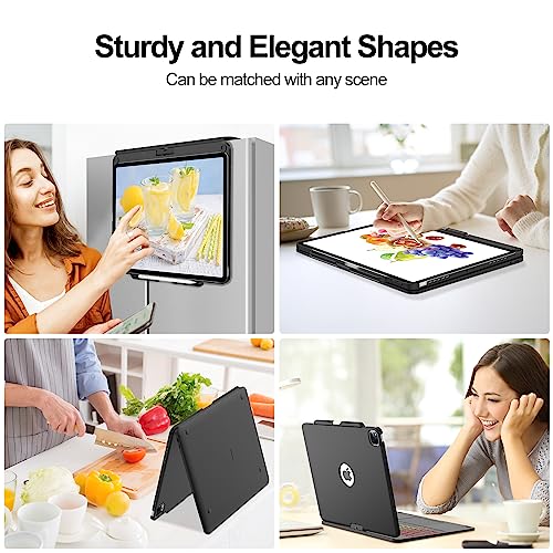 SENGBIRCH iPad 12.9 Pro Case with Keyboard, Keyboard Case for iPad Pro 12.9 inch 6th, 5th, 4th, 3rd Generation(2022~2018), 7 Colors Backlit - Image 6