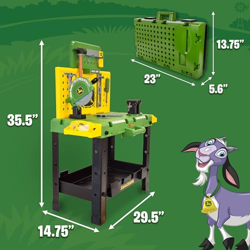 Sunny Days Entertainment 470229 John Deere Kids Workbench, Power Tools Workshop thumb #3