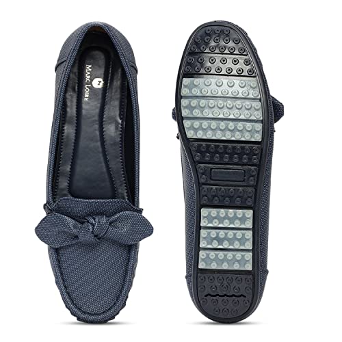 Image of Marc Loire Women Soft Comfortable Anti Slip Flats Loafers for Casual & Office Wear