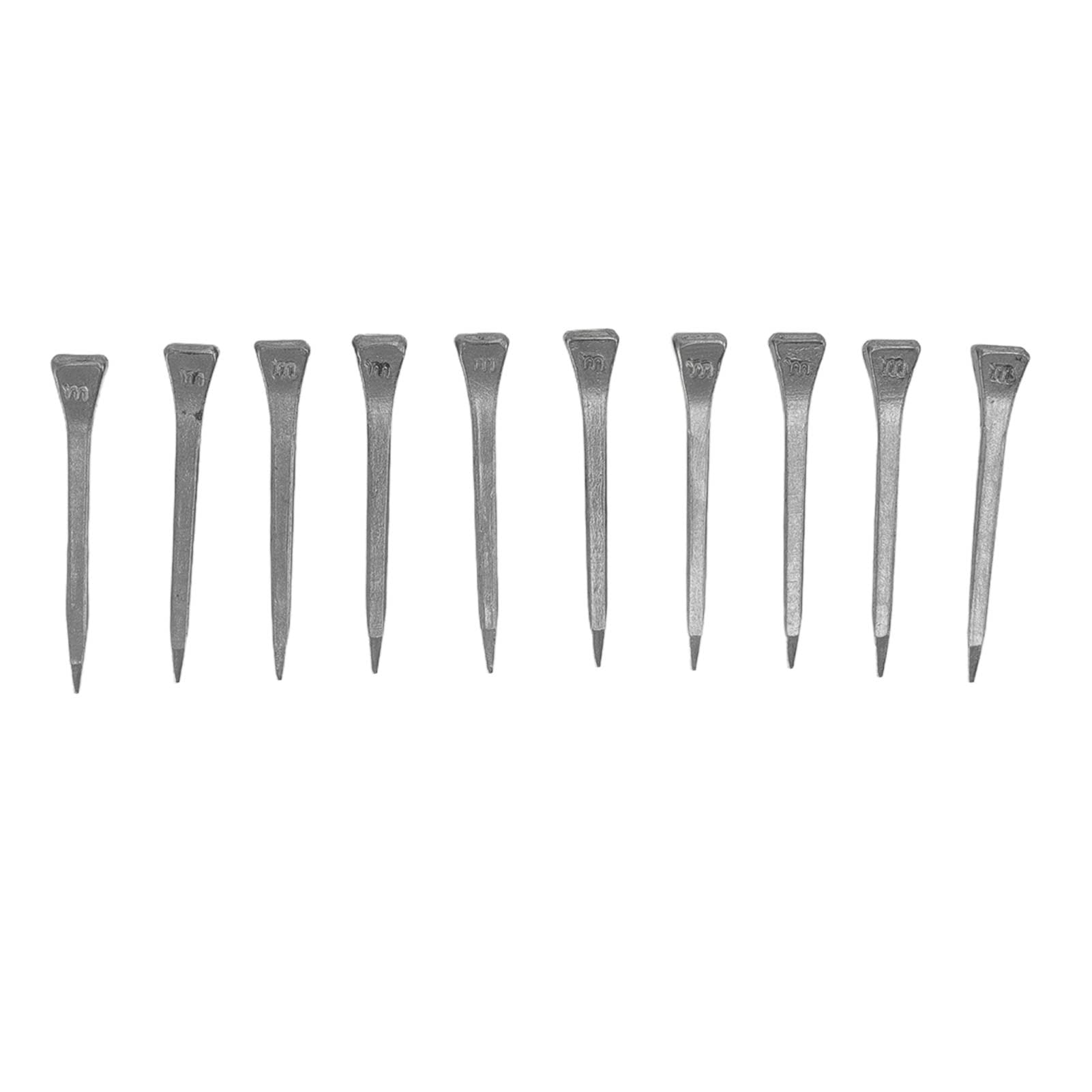 Steel Horseshoe Nails 250 Pcs Proper Stiffness for Horse Shoe Accurate Craft (FJ0RACE)