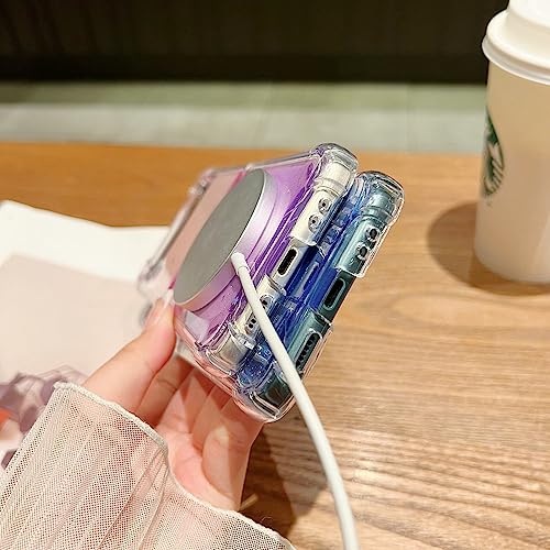 Coque Galaxy Z Fold 3 4 magnétique et pliable à paillettes - 5