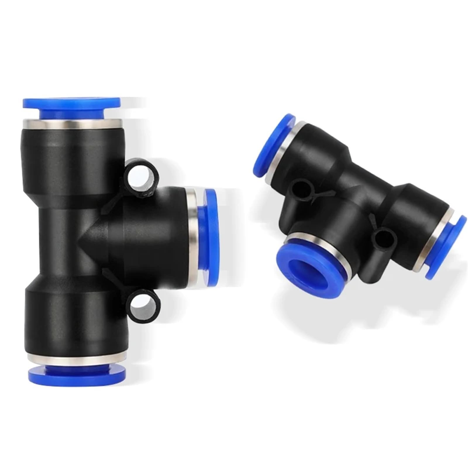 Conectores rápidos neumáticos for tubos de aire, de plástico PU PY, for mangueras de 8 mm, 10 mm y 12 mm (5 unidades/10 unidades por caja).(SA(5PCS),12mm)