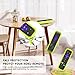 SOTATOO Roku TV Remote Case, 2 Pack, Silicone Protective Controller, Glow in the Dark Yellow and Rose Red, Easy to Find Your Remote Anywhere