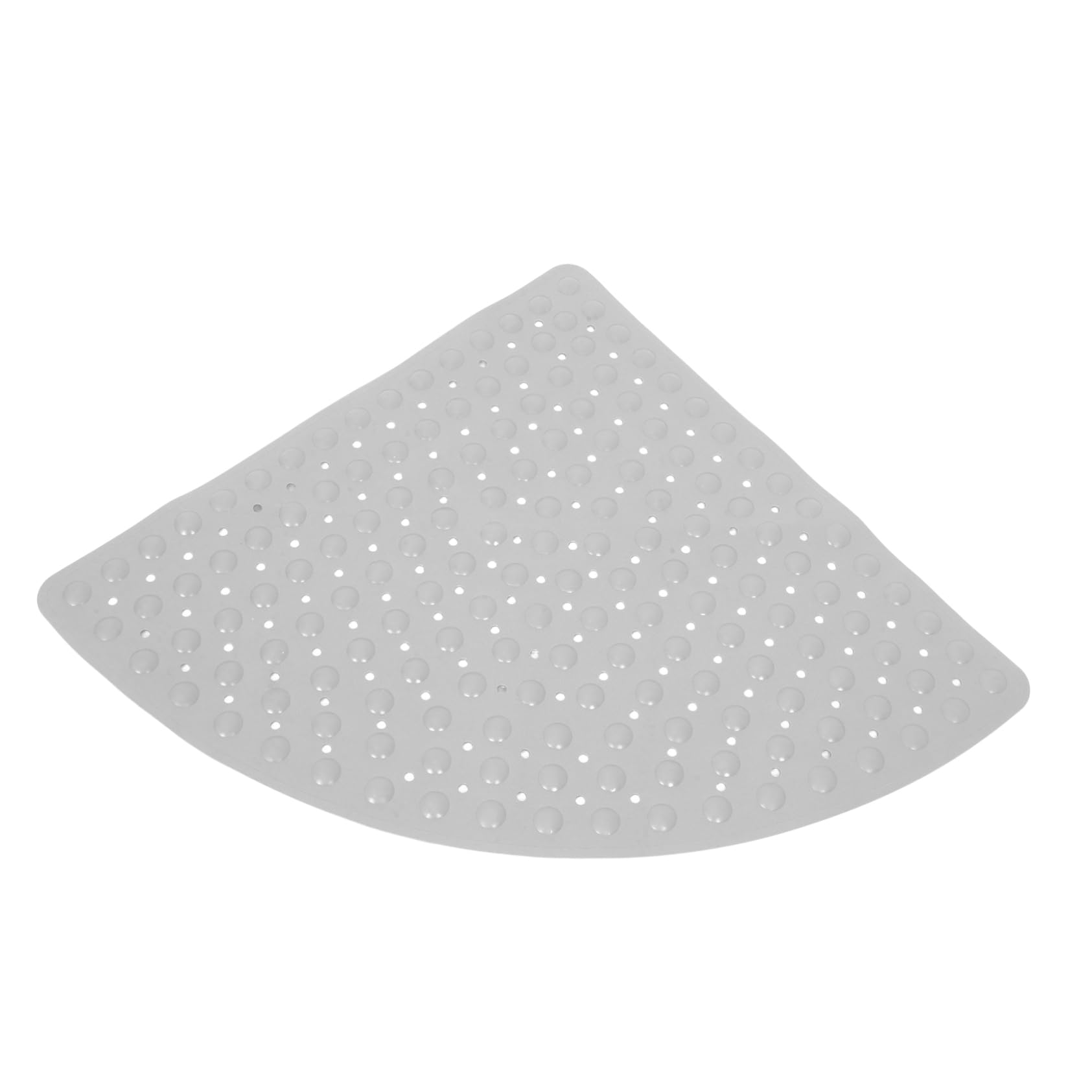 MUCKLILY Triangle Shower Mat Non Slip Bath Mat Boys and Girls Comfortable Shower Pad