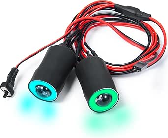 ZuoLan 1 Set 5mm Rouge & Jaune 2 LEDs Angel Eyes LED