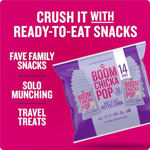 Image of Angie's BOOMCHICKAPOP Sweet & Salty Kettle Corn, 0.77 oz. Bag (14-ct)