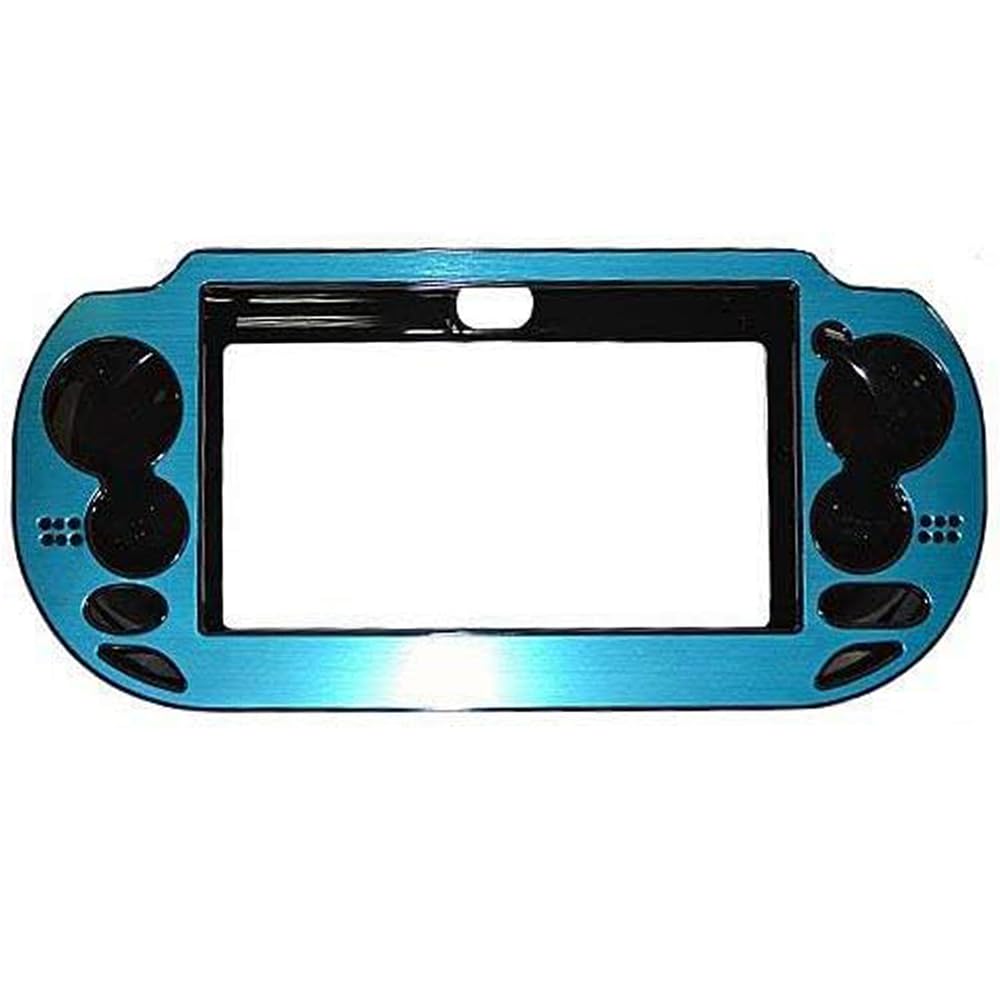 OSTENT Aluminum Metal Skin Protective Cover Case for Sony PS Vita 1000 PSV1000 Console Color Light Blue