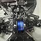 XBERSTAR RC Differentialgetriebe-Set für Tamiya XV02 TT02 TT02B 1/10 RC Differential Assembly Gear Zubehör (Blau)
