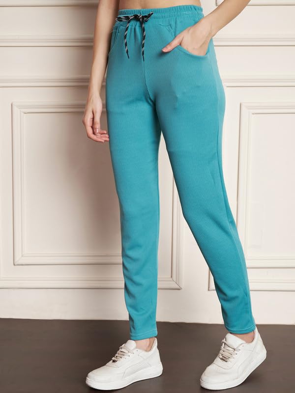 Image of DTR FASHION Polyester Blend Solid Lining Tracksuit | Night Wear Suit For Women