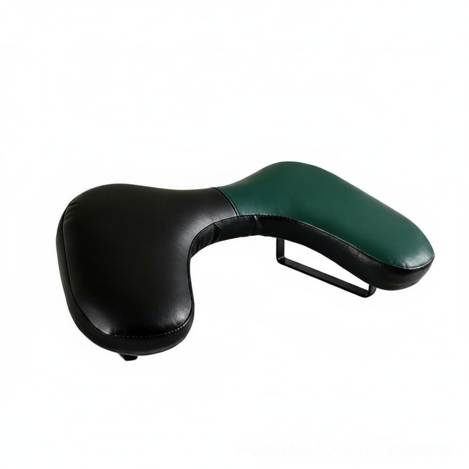 Soft and Comfortable U-Shaped Manicure Hand Rest Easy to Clean Nail Art Armrest Pillow Non-Slip Manicure Hand Pillow Space Saving for Manicurists, Beauty Studio, Home Use, Black Green-image-27