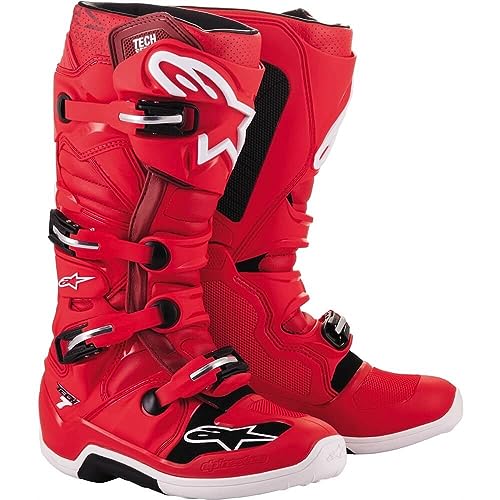 Alpinestars Tech 7 Stivali motocross (Red,5 (38))