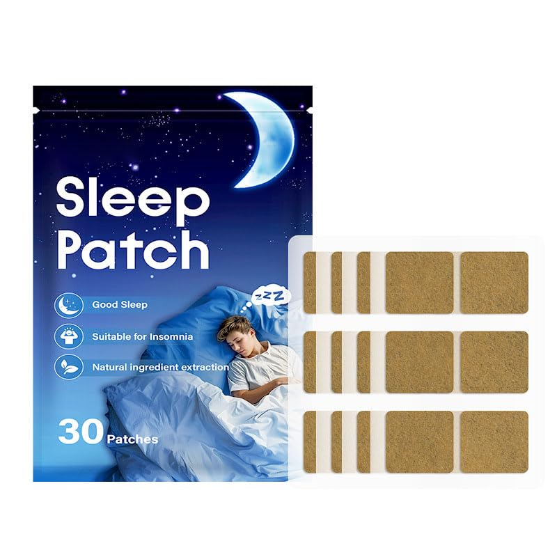 SUMMONE 30 Pcs Adult Sleep Patches Natural Sleep Aid Melatonin Patches Stress Relief Sleep Stickers
