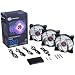 Cooler Master MasterFan Pro 120 Air Balance RGB- 120mm Hybrid RGB Case Fan, 3 In 1 with RGB LED Controller, Computer Cases CPU Coolers and Radiators