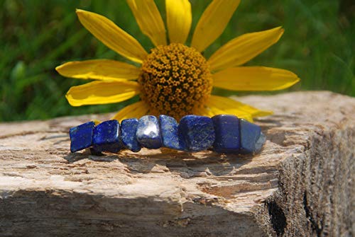 DejaVu Designs Tumbled Lapis Lazuli Stone French Barrette Hair Clip