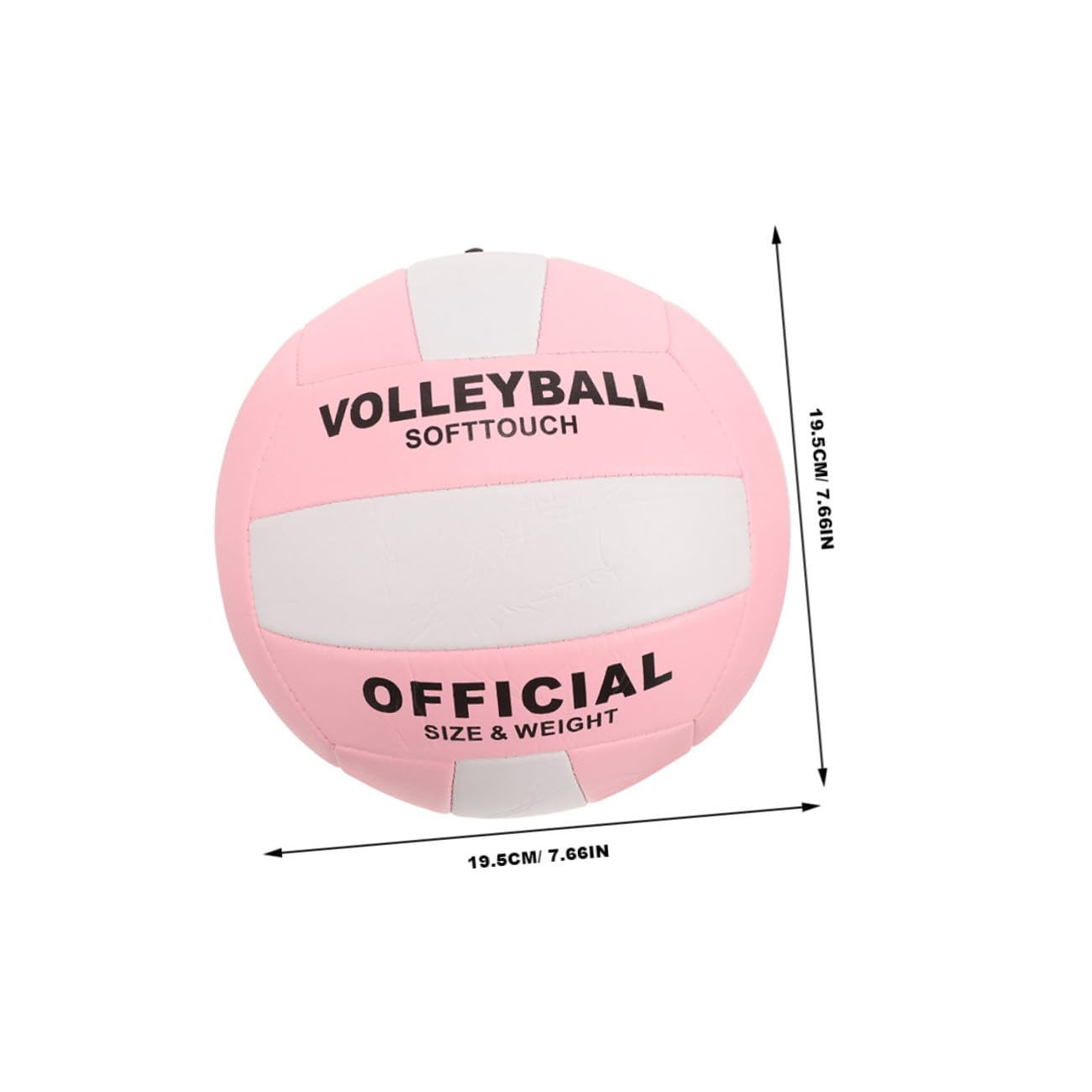 2pezzi Palla Da Pallavolo Soft Indoor Per Allenamento e Gioco Design Standard e Cuciture Macchina Materiale Resistente Per Prestazioni Costanti