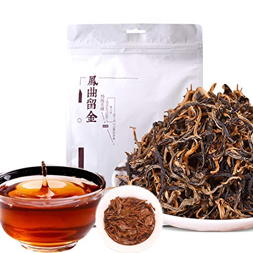 500g té negro orgánico chino FENG QU LIU JIN Yunnan Dianhong té rojo nuevo té cocido comida verde sellado tira embalaje…