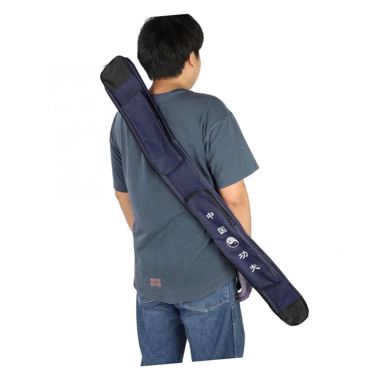 BESPORTBLE Canvas Martial Arts Sword Storage Bag Sword Bag Lightweight Shoulder Belt