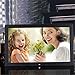 Produktbild RENYAYA 19 Zoll Digitaler Bilderrahmen 16: 9 Hochauflösendes Werbedisplay MP3 Video Player Kalender Wecker mit Fernbedienung Unterstützt USB SD Karte,Black