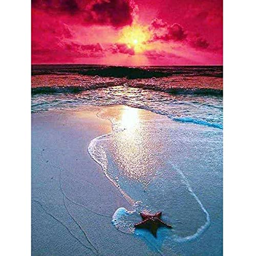 Diamond Painting grand format paysage de plage pour illuminer votre chambre