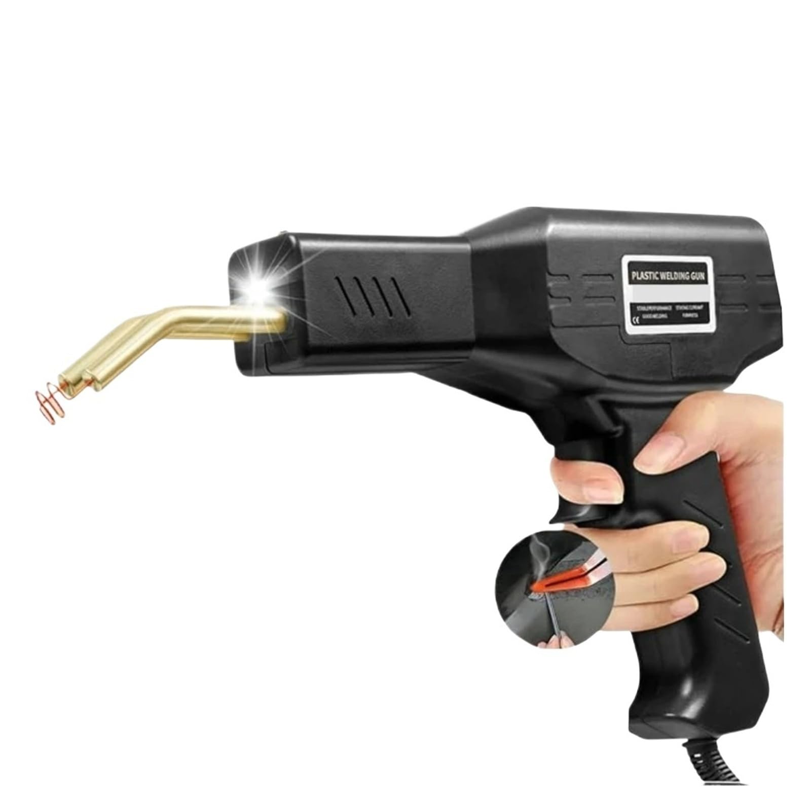 3000/1200/200pcs Hot Stapler Plastic Welding Machine Car Bumper Repair Kit PVC Repairs Staples Soldering Gun(3000PCS Black Set)