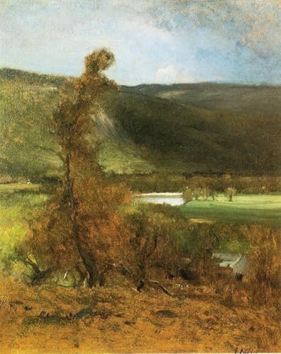 Art mural paysage White Horse Ledge pour habiller un grand mur vide de salon