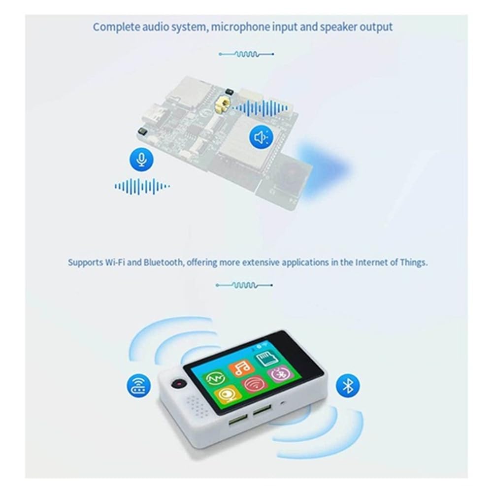 Robot - kamera AI z 2-calowym ekranem dotykowym LCD i panelem 0,3