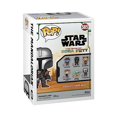 Funko POP! Star Wars: BoBF, the Mandalorian, Mando With Pouch, Star Wars: the Book Of Boba Fett, Collectable Vinyl Figure - Image 3