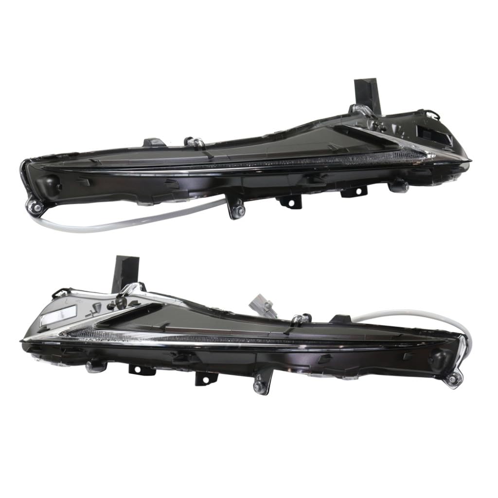 For Lexus IS300/IS350 2017 2018 Driving Light Driver And Passenger Side Pair | CAPA Certified | Clear Lens | Made Of Plastic | With Bulbs | LX2562104C, LX2563104C | 8162053060, 8161053060
