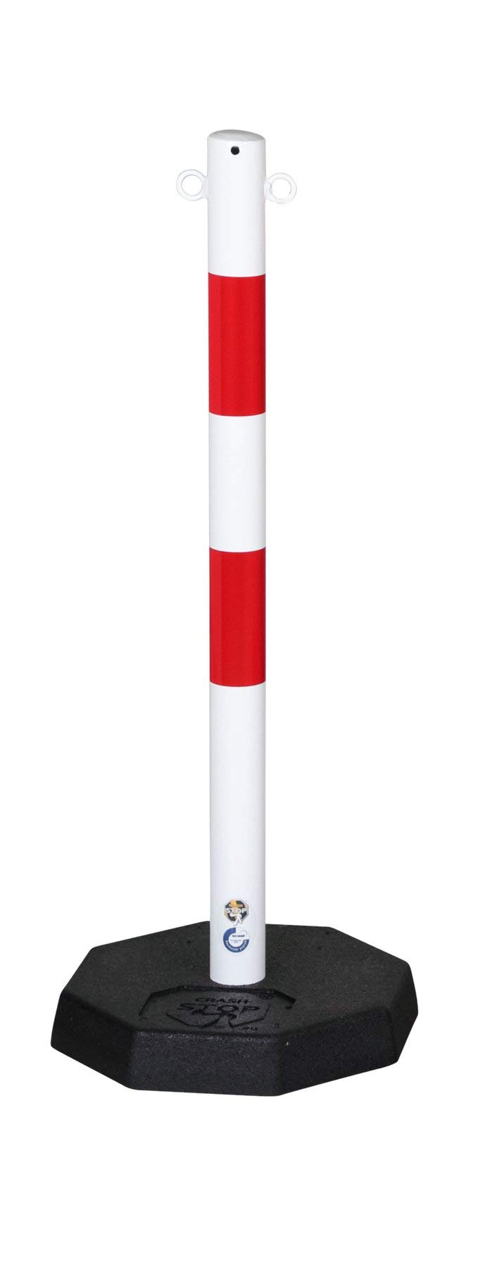 Barriera per catena, in acciaio, rosso/bianco., 1