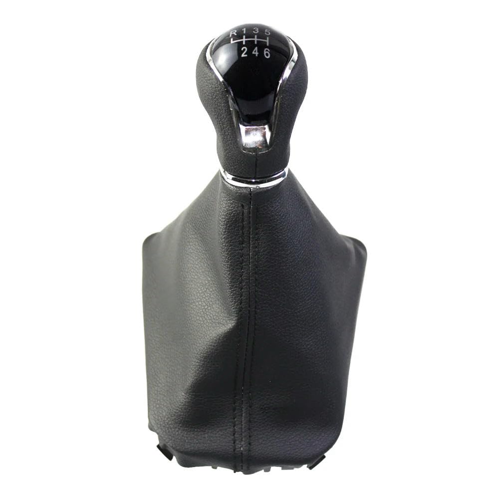 GZNBB Car Manual Gear Shift Knob Boot Cover Gaiter Lever Shifter Handle Stick, for SEAT Ibiza V 6F / Arona KJ 2017-2025 6F0711113N