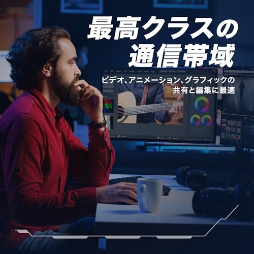 OWC OWC Thunderbolt 4 10G Ethernet Adapter OWCTB4ADP10GBE の商品画像 2