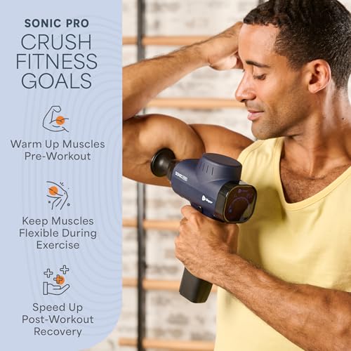 Lifepro SonicPro Percussion Massage Gun with Heat — view 7