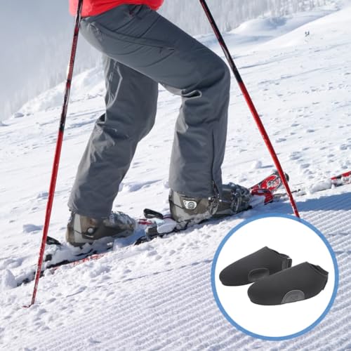 Baluue 1 Par Cubrezapatillas para Esquí Resistente al Viento y Portátil miniatura 3