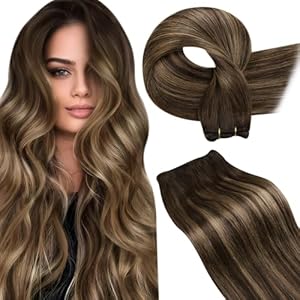 LaaVoo Weft Hair Extensions Real Human Hair
