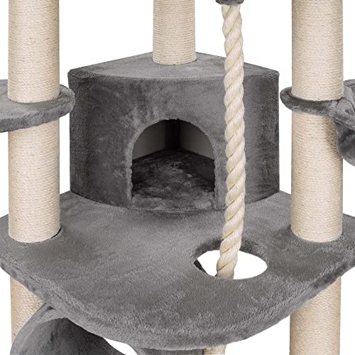 Happypet Tiragraffi Grande 186 cm Albero per Gatti...