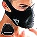 TRAININGMASK Trainingsmaske 3.0, schwarz, für Leistungs-Fitness, Workout-Maske, Laufmaske, Atemmaske, Widerstandsmaske, Cardio-Maske L Schwarz + Etui