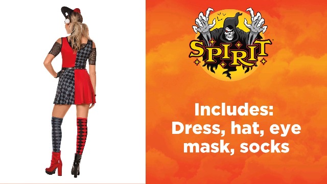 Amazon.com: Spirit Halloween DC Villains Adult Harley Quinn Dress Costume |  Officially Licensed