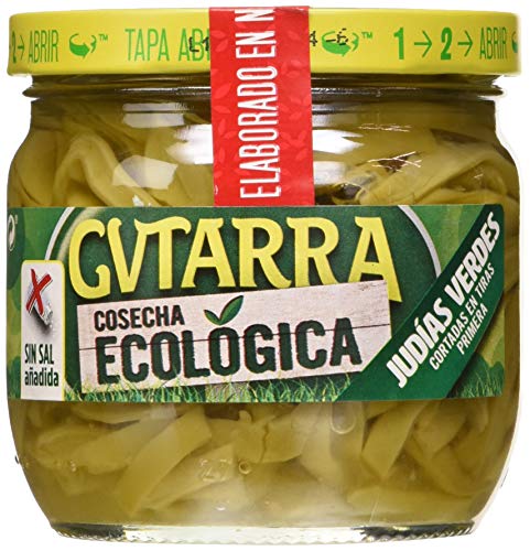 Gvtarra - Judias Verdes Tiras Ecologicas, 6 x 185 g