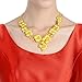 CHOW SANG SANG Chinese Wedding Collection 999.9 24K Solid Gold Price-by-Weight 120.89g Gold Hydrangea flowers Necklace for Women 84306N | 20 Inches, (51 CM)