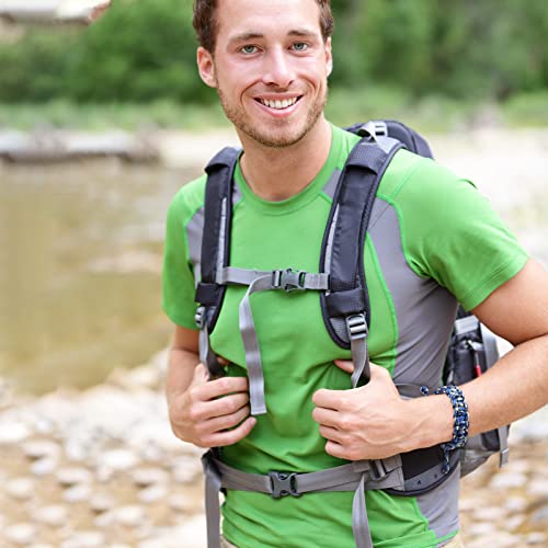 50 Pieces Adjustable Paracord Bracelets Bulk Friendship Bracelets Camo Parachute Survival Bracelet Braided Bracelet Wristband For Men Boys Teens Men Camping Climbing Theme Party, 6 Colors #TOP4