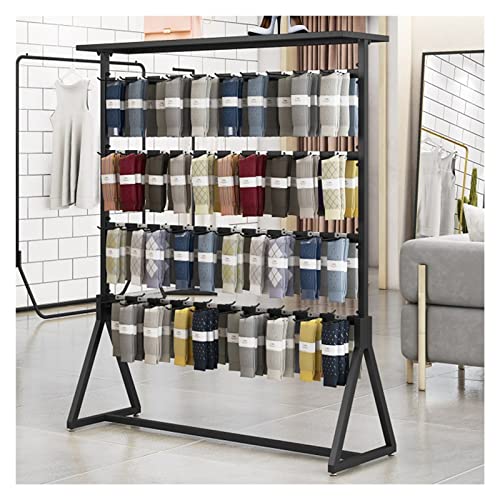 Présentoir à sous-vêtements en fer pour magasin de vêtements et chaussettes