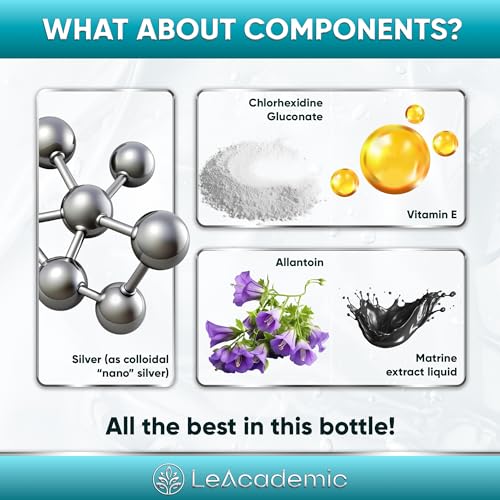 Hot Spot Treatment for Dogs is Better Used with a Dog Cone | Cat Wound Care with Silver + Chlorhexidine for Pets | Drops Help with Scratches, Bites, and Sutures After Surgery | 2 oz