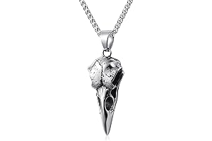 Raven Skull Necklace: Unveiling the Gothic Symbolism of Power