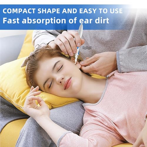 Ohrenschmalz Entferner,Q-grips Ohrenreiniger,Spirale Silikon Intelligentes Ohrenschmalz Entferner,360 Grad Spirale Silikon Ear Cleaning mit 16 Abwaschbaren Ersatzköpfen,für Erwachsene,Kinder