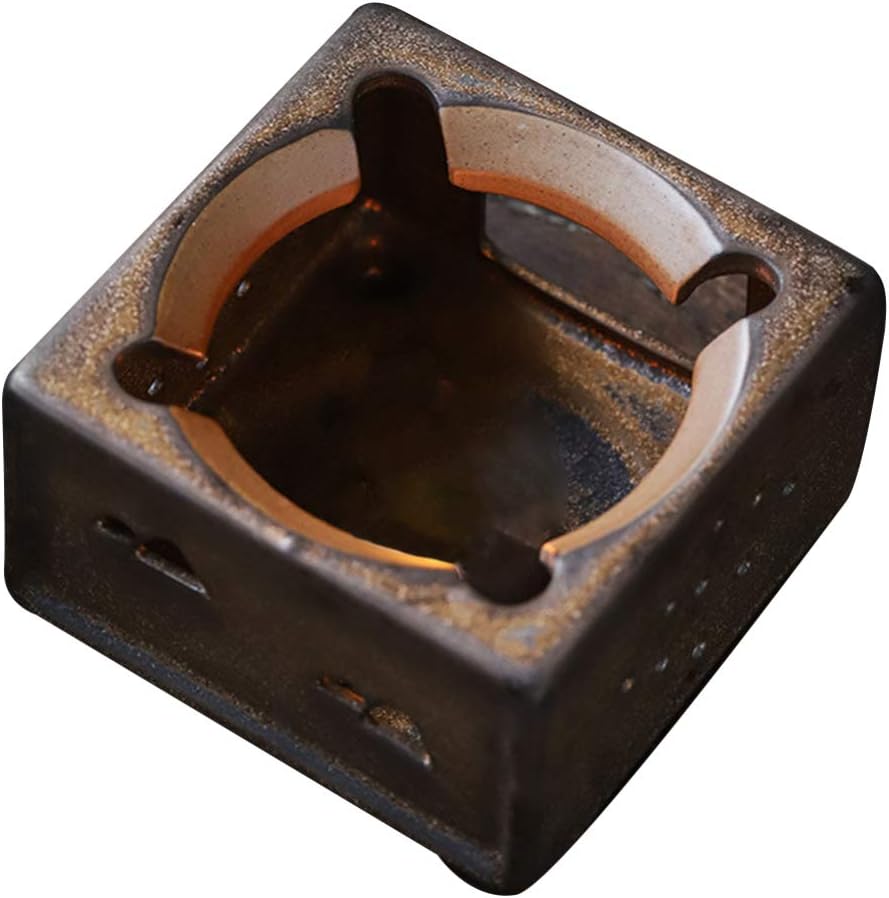 1pc Retro Ceramic Teapot Warmer Non- Heating Tool for Tea Vintage Design Household Use Ceramic Construction for Maintaining Temperature Without Candle