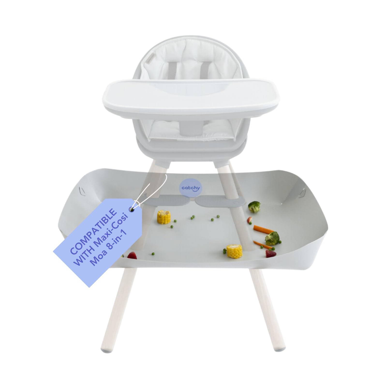 CATCHY - Food Catcher - Compatible with Maxi-COSI Moa 8-in-1 High Chair + 12 Other High Chairs - Highchair Sold Separately - Baby & Toddler Food &